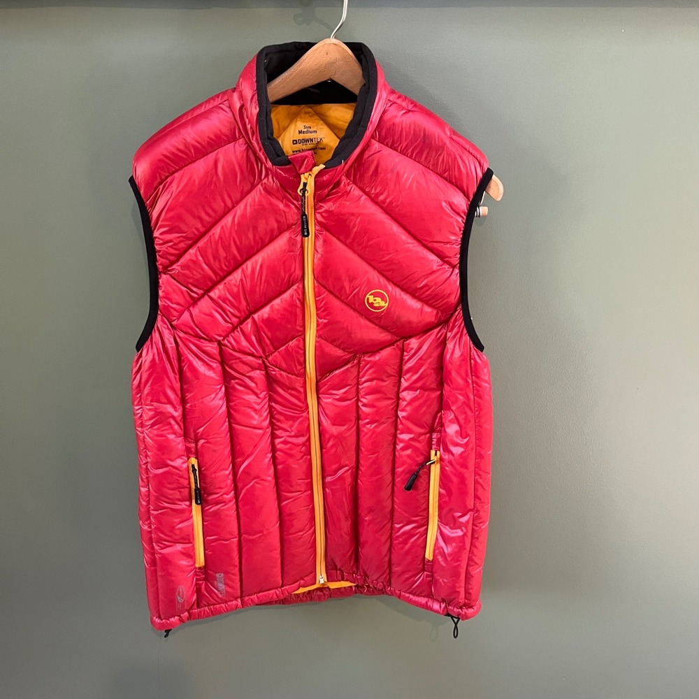 Big Agnes Mens Hole in the Wall Puffer Vest Medium‎ Water Repellent Downtek